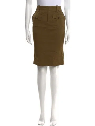 Pre-owned Tom Ford Knee-length Skirt In Green