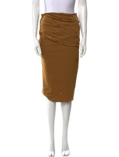 Pre-owned Tom Ford Knee-length Skirt In Neutral