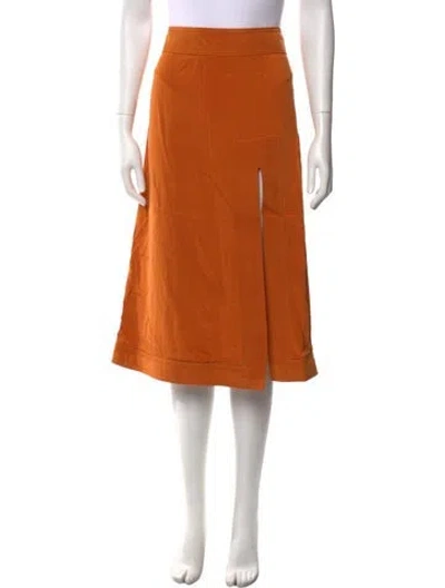 Pre-owned Tom Ford Knee-length Skirt In Orange
