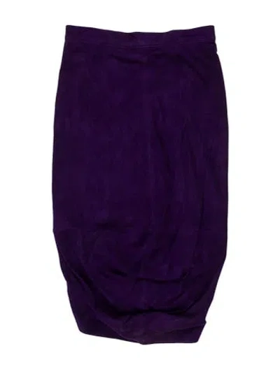 Pre-owned Tom Ford Knee-length Skirt In Purple