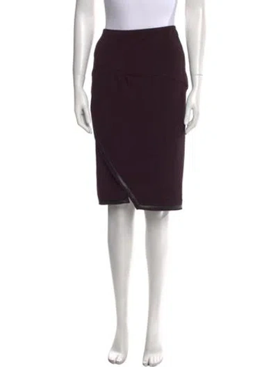 Pre-owned Tom Ford Knee-length Skirt In Purple