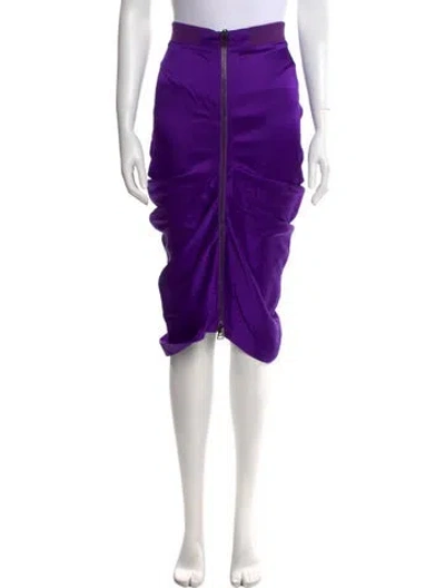 Pre-owned Tom Ford Knee-length Skirt In Purple