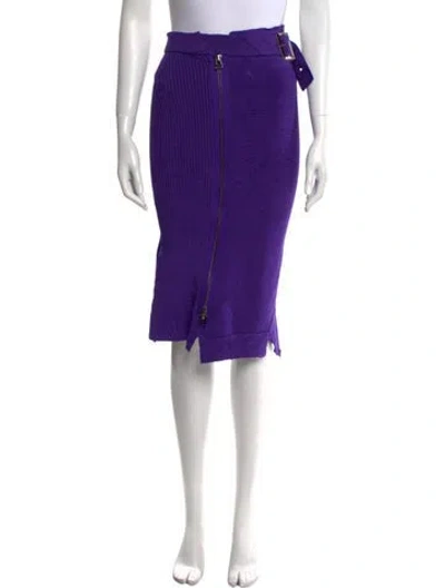 Pre-owned Tom Ford Knee-length Skirt In Purple
