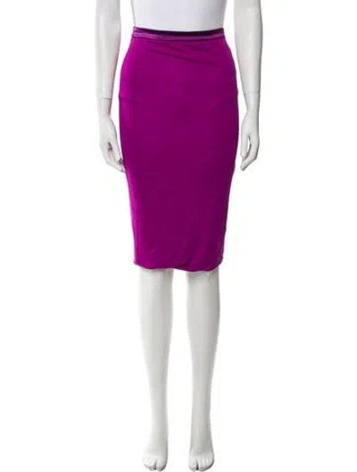 Pre-owned Tom Ford Knee-length Skirt In Purple