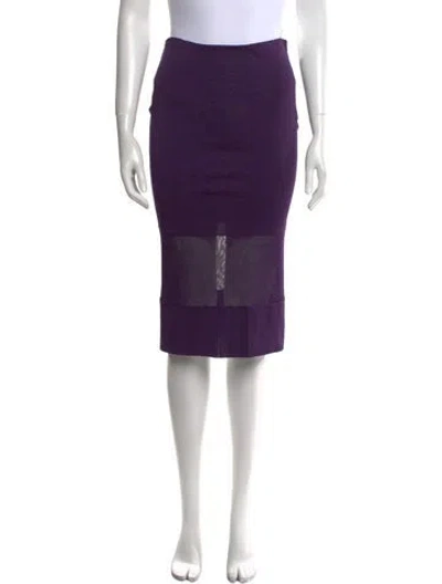Pre-owned Tom Ford Knee-length Skirt In Purple