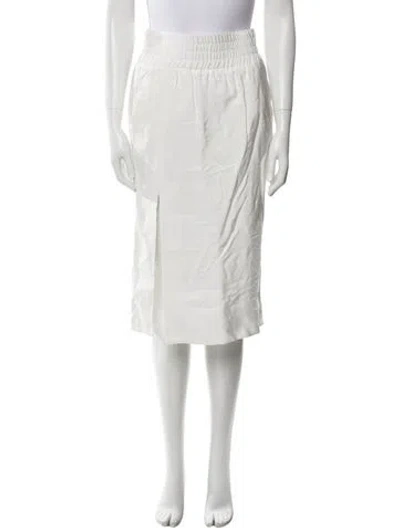 Pre-owned Tom Ford Knee-length Skirt In White