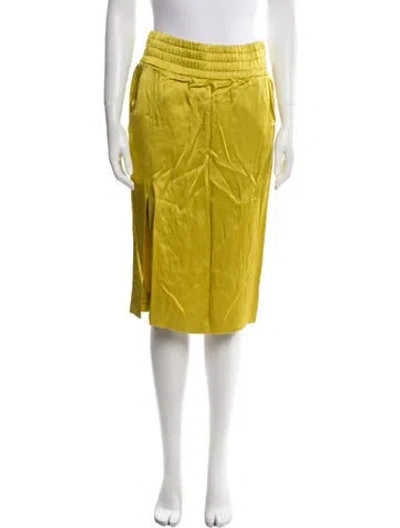 Pre-owned Tom Ford Knee-length Skirt In Yellow
