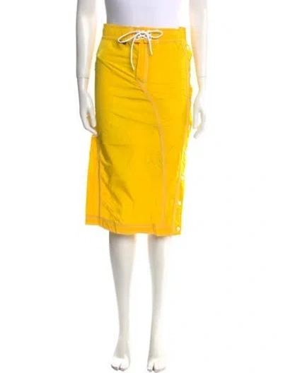 Pre-owned Tom Ford Knee-length Skirt In Yellow