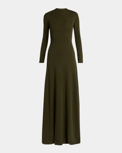 TOM FORD KNIT LONG-SLEEVE MAXI DRESS