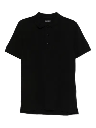TOM FORD KNIT POLO WITH BUTTONS