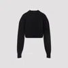 Tom Ford Knitted Sweater In Wool And Cashmere Blend In Black