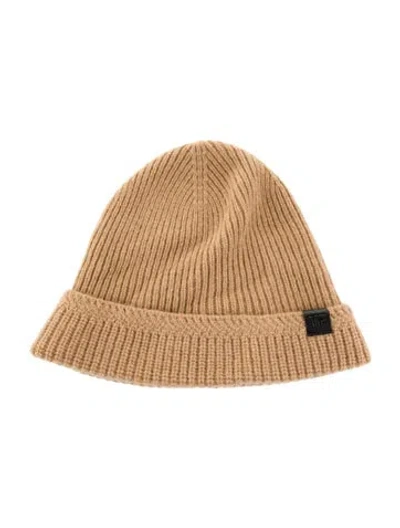 Pre-owned Tom Ford Knitted Beanie In Brown