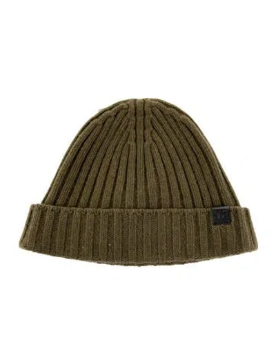 Pre-owned Tom Ford Knitted Beanie In Green