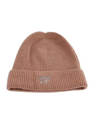 Pre-owned Tom Ford Knitted Beanie In Pink