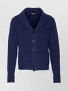 Tom Ford Silk Cardigan With Front Pockets And Shawl Collar