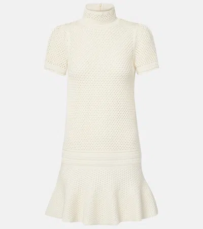 Tom Ford Knitted Cotton Minidress In White