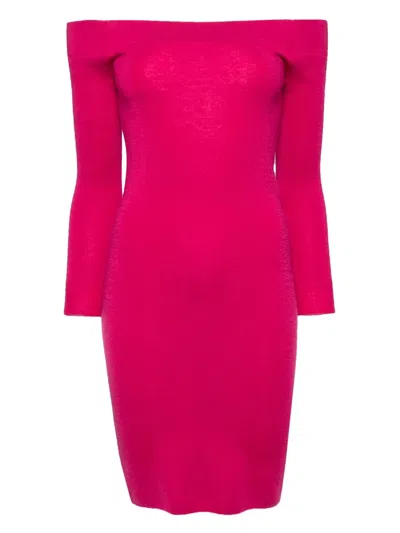 Tom Ford Knitted Dress In Pink
