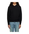 Tom Ford Men Seamless Cashmere Hoodie In Black