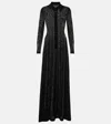 Tom Ford Knitted Polo Dress In Black