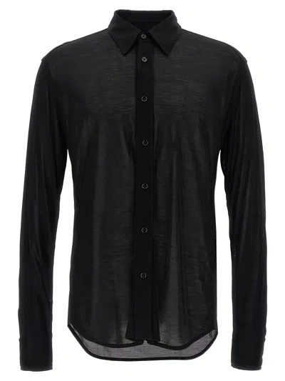 Tom Ford Knitted Shirt Shirt And Blouse Black