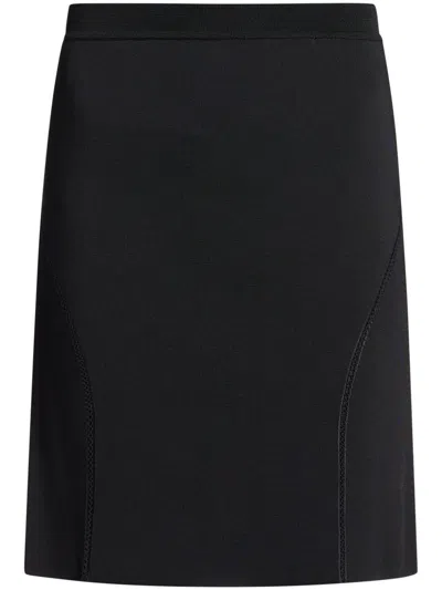 Tom Ford Knitted Skirt In Black