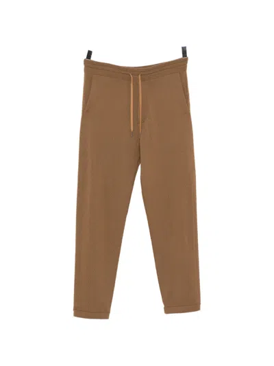 Tom Ford Knitted Track Pants In Brown