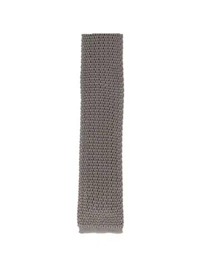 Tom Ford Knitted-construction Tie In Black