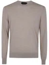 Tom Ford Knitwear Crew Neck Knitted Clothing In Beige