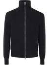 Tom Ford Slim-fit Ribbed Wool And Cashmere-blend Zip-up Cardigan