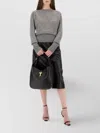 Tom Ford Knitwear With Ribbed Hem And Long Sleeves In Gray