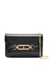 Tom Ford Mini Box Palmellato Shoulder Bag In Black
