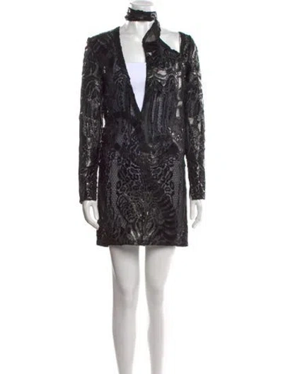 Pre-owned Tom Ford Lace Mini Dress In Multi