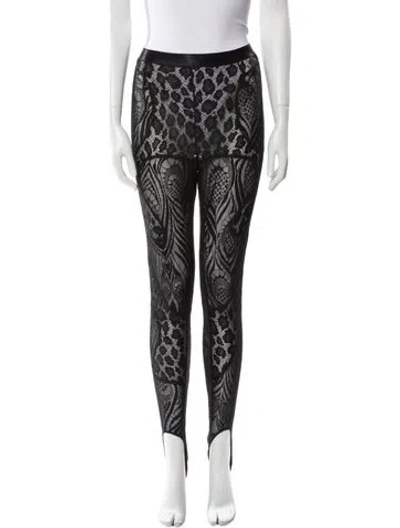 Pre-owned Tom Ford Lace Skinny Leg Pants W/ Tags In Black