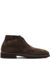 Tom Ford Desert Brown Suede Calf Leather Boots In Brown