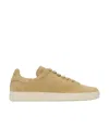 Tom Ford Warwick Suede Low-top Sneakers In Nude