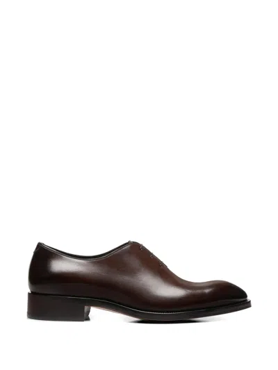 Tom Ford Lace-up Oxford Shoes In Brown
