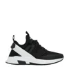 Tom Ford Neoprene And Suede Jago Sneakers Shoes In Black