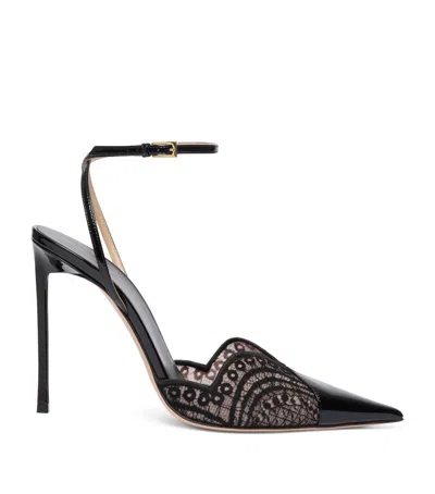Tom Ford Lace-detail Pumps 105 In Black
