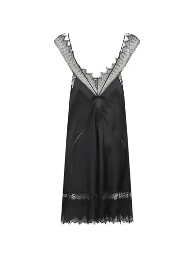 Tom Ford Lace-trim Mini Dress In Multi
