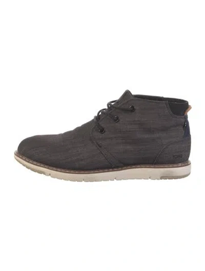 Pre-owned Tom Ford Lace-up Boots In Gray
