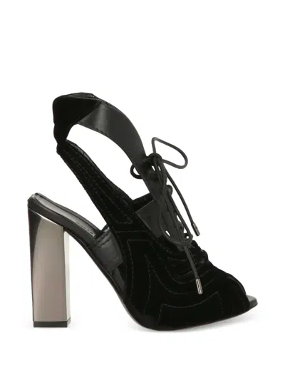 Tom Ford Lace-up Sandals In Black