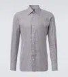 Tom Ford Striped Pattern Button-down Collar Long Sleeves Shirt