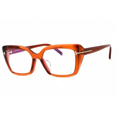 Tom Ford Ladies Brown Cat Eye Eyeglass Frames Ft5991fb