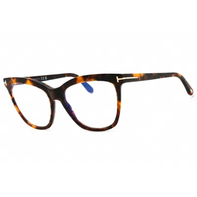 Tom Ford Ladies Brown Cat Eye Eyeglass Frames Ft6042b
