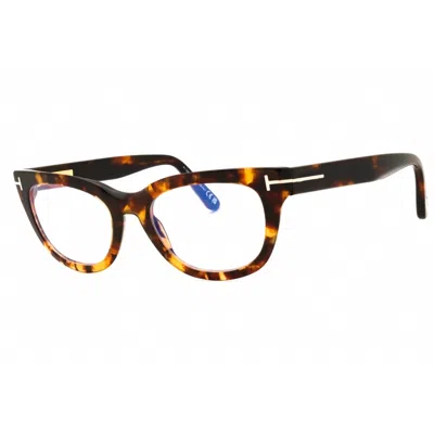 Tom Ford Ladies Brown Cat Eye Eyeglass Frames Ft6066b