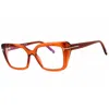 Tom Ford Ladies Brown Rectangular Eyeglass Frames Ft5991b