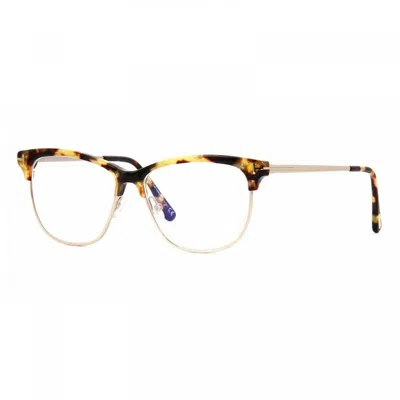 Tom Ford Ladies Brown Square Eyeglass Frames Tf5546-b 056