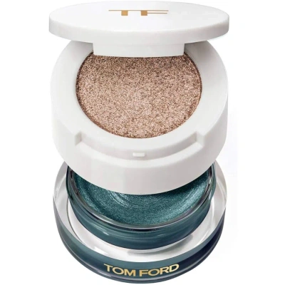 Tom Ford Ladies Cream + Powder Eye Color 0.07 oz # 10 Azure Sun Makeup 888066074612 In White