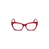 Tom Ford Ladies Pink Cat Eye Eyeglass Frames Ft5709-b 72 In Burgundy