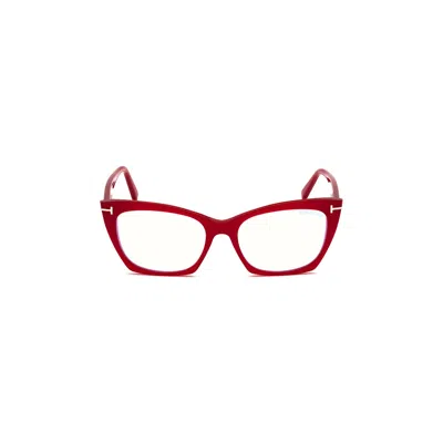 Tom Ford Ladies Pink Cat Eye Eyeglass Frames Ft5709-b 72 In Multi